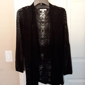 Liz Clairborne crochet sweater